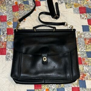 Sacoche International USA Leather vintage messenger bag